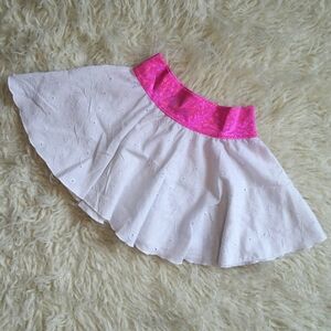 White and Pink Mini Fairy Skirt Rolita Couture